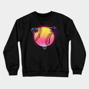 Retro Aesthetic Baseball Crewneck Sweatshirt